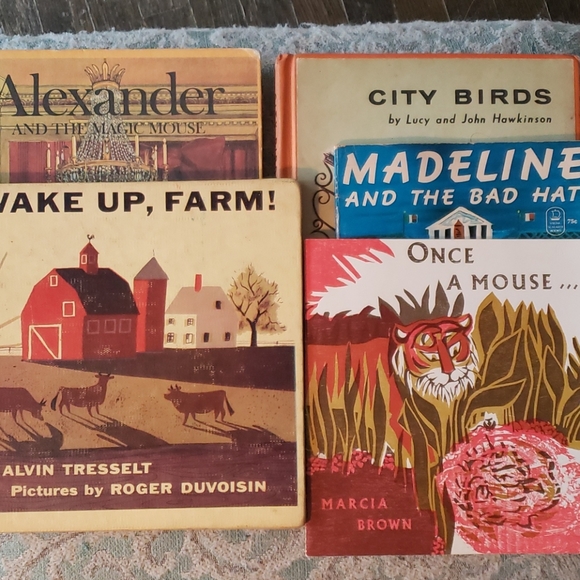 5 Vintage Children's books